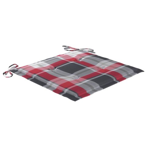 KRZESŁA OGRODOWE Z PODUSZKAMI 3 SZT DREWNO AKACJOWE