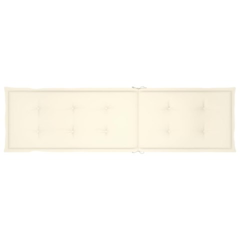 LEŻAK TARASOWY Z PODNÓŻKIEM I PODUSZKĄ DREWNO AKACJOWE