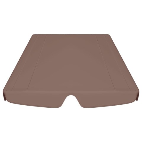 ZADASZENIE DO HUŚTAWKI BRĄZOWE 188/168X110/145CM