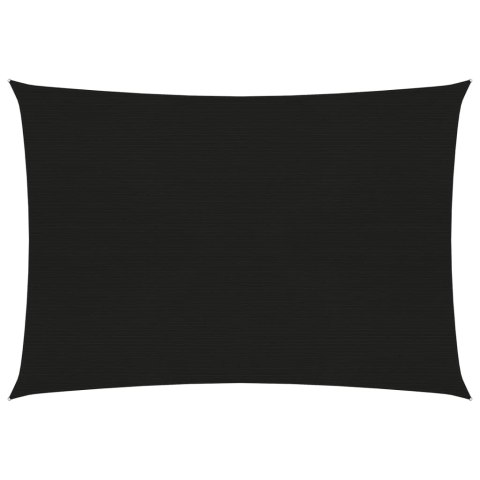 ŻAGIEL PRZECIWSŁONECZNY OGRODOWY MARKIZA TARAS 160G/M² CZARNY 3X4,5M