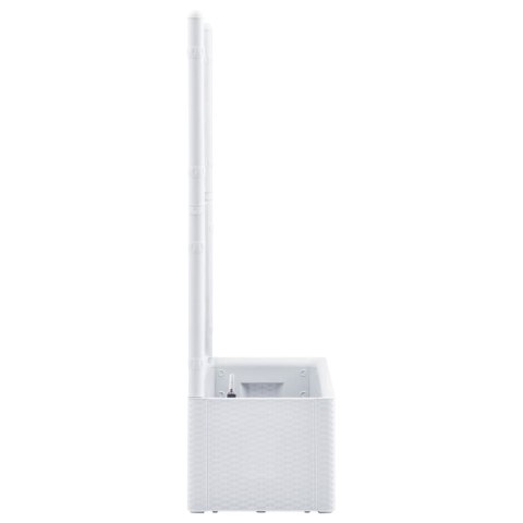 PODWYŻSZONA DONICA Z TRELIAŻEM I SYSTEMEM PODLEWANIA BIAŁA