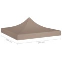 DACH NAMIOTU IMPREZOWEGO 2,9X2,9M TAUPE 270G/M²