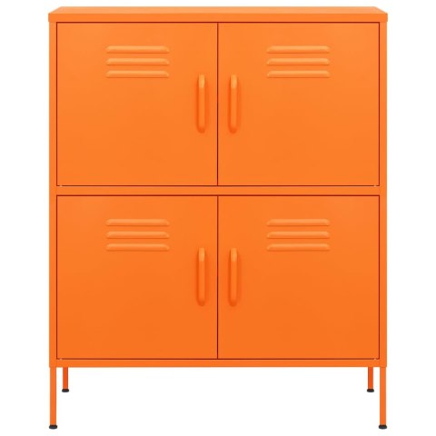 SZAFKA POMARAŃCZOWA 80X35X1015CM STALOWA