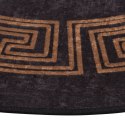 DYWAN Z MOŻLIWOŚCIĄ PRANIA 120CM CZARNO-ZŁOTY