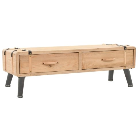 SZAFKA POD TV 110X33X35CM DREWNO JODŁOWE