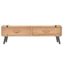 SZAFKA POD TV 110X33X35CM DREWNO JODŁOWE