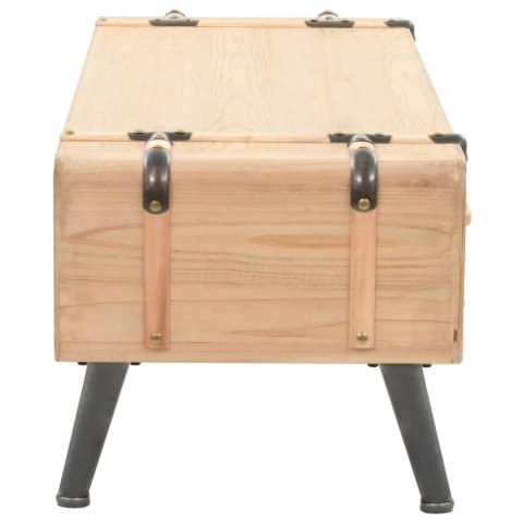 SZAFKA POD TV 110X33X35CM DREWNO JODŁOWE