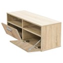 SZAFKI POD TV 2 SZT. 95X35X36CM DĘBOWE