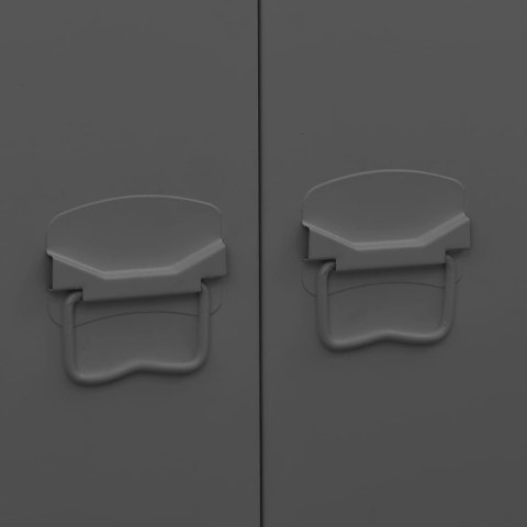 SZAFA ANTRACYTOWA 90X50X180CM METAL