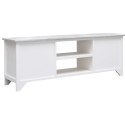 SZAFKA POD TV BIAŁO-SZARA108X30X40CM DREWNO PAULOWNIA