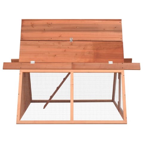 KLATKA DLA KRÓLIKA 152X127X1095CM DREWNO JODŁOWE
