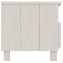 SZAFKA POD TV BIAŁA 106X40X40CM LITE DREWNO SOSNOWE