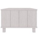 STOLIK KAWOWY BIAŁY 100X55X35CM LITE DREWNO SOSNOWE
