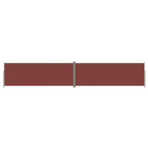 ZWIJANA MARKIZA BOCZNA BRĄZOWA 220X1200CM