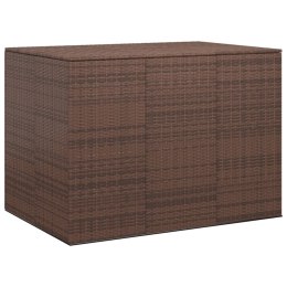 SKRZYNIA NA PODUSZKI OGRODOWE RATTAN 145X100X103CM BRĄZ