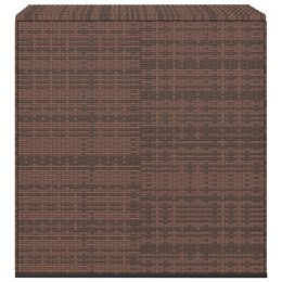 SKRZYNIA NA PODUSZKI OGRODOWE RATTAN 100X49X103,5CM BRĄZ