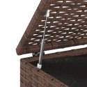 SKRZYNIA NA PODUSZKI OGRODOWE RATTAN 100X49X103,5CM BRĄZ
