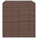 SKRZYNIA NA PODUSZKI OGRODOWE RATTAN 100X97,5X104CM BRĄZ