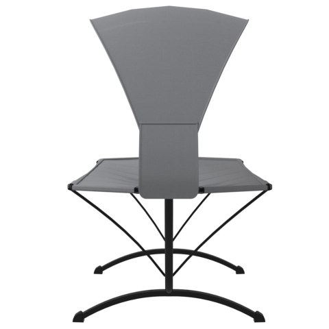 HAMAK Z ZADASZENIEM SZARY STAL I TKANINA OXFORD