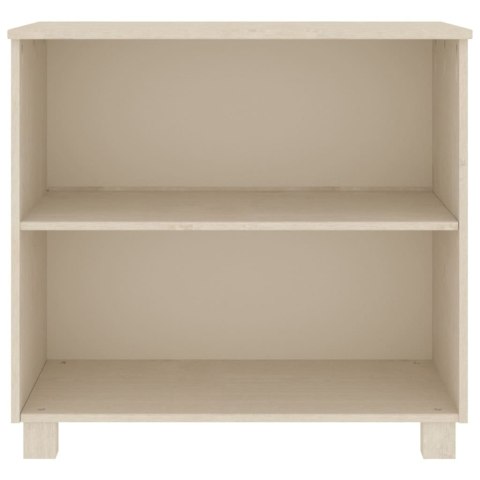 REGAŁ MIODOWY BRĄZ 85X35X80CM LITE DREWNO SOSNOWE