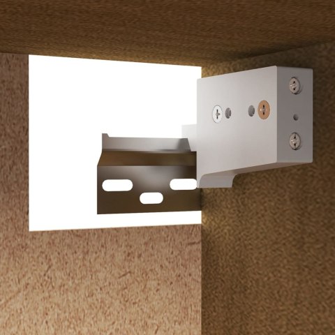 SZAFKI POD TV 3 SZT. MIODOWY BRĄZ DREWNO SOSNOWE