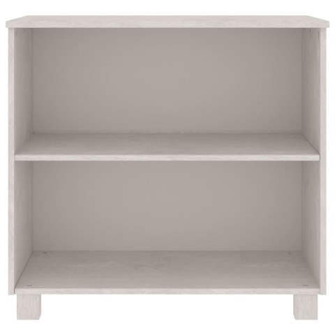 REGAŁ BIAŁY 85X35X80CM LITE DREWNO SOSNOWE