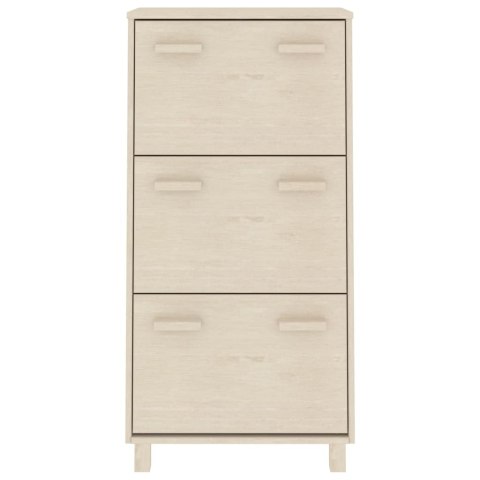 SZAFKA NA BUTY MIODOWY BRĄZ 59,5X35X117CM LITA SOSNA