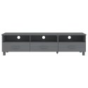 SZAFKA POD TV CIEMNOSZARA 158X40X40CM DREWNO SOSNOWE