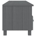 SZAFKA POD TV CIEMNOSZARA 158X40X40CM DREWNO SOSNOWE