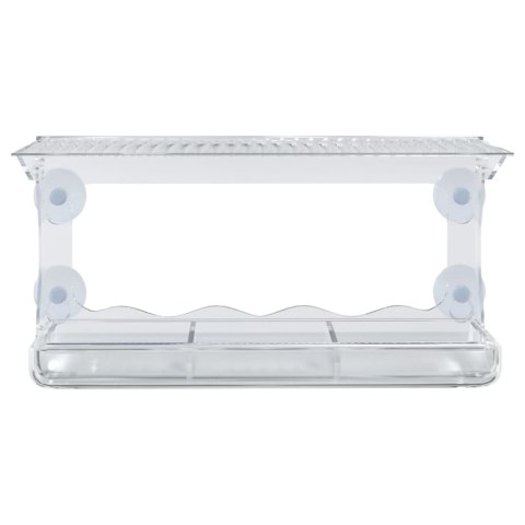 KARMNIKI DLA PTAKÓW NA PARAPET 2 SZT. AKRYL 30X12X15CM