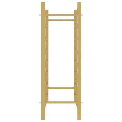 STOJAK REGAŁ NA 48 BUTELEK WINA ZŁOTY METALOWY