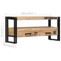 SZAFKA POD TV 100X30X45CM DREWNO MANGO