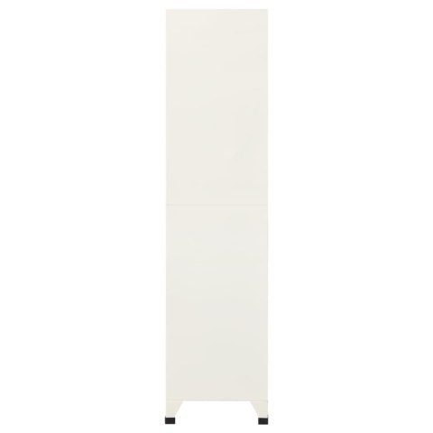 SZAFKA ZAMYKANA NA KLUCZ SZARO-NIEBIESKA 90X45X180CM STALOWA