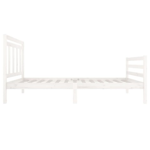 RAMA ŁÓŻKA BIAŁA LITE DREWNO 90X200CM