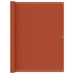 PARAWAN BALKONOWY POMARAŃCZOWY 120X500CM HDPE