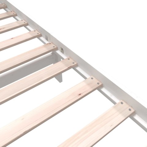 RAMA ŁÓŻKA BIAŁA LITE DREWNO SOSNOWE 90X200CM