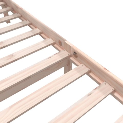 RAMA ŁÓŻKA LITE DREWNO SOSNOWE 140X190CM