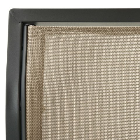 HUŚTAWKA OGRODOWA Z BALDACHIMEM ANTRACYTOWO-PIASKOWA