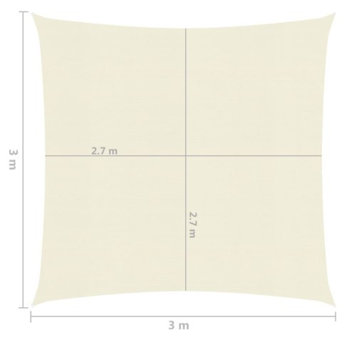 ŻAGIEL PRZECIWSŁONECZNY OGRODOWY MARKIZA TARAS 160G/M² KREMOWY 3X3M
