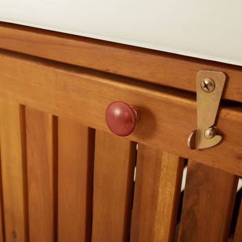 ŁAWKA ZE SCHOWKIEM I PODUSZKĄ 170 DREWNO AKACJOWE