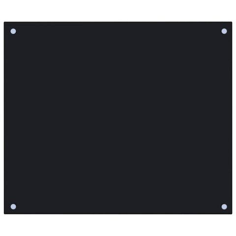 PANEL OCHRONNY DO KUCHNI CZARNY 70X60CM SZKŁO HARTOWANE