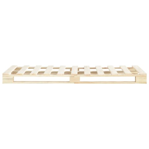 RAMA ŁÓŻKA Z PALET LITE DREWNO SOSNOWE 120X200CM