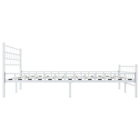 RAMA ŁÓŻKA BIAŁA METALOWA 180X200CM