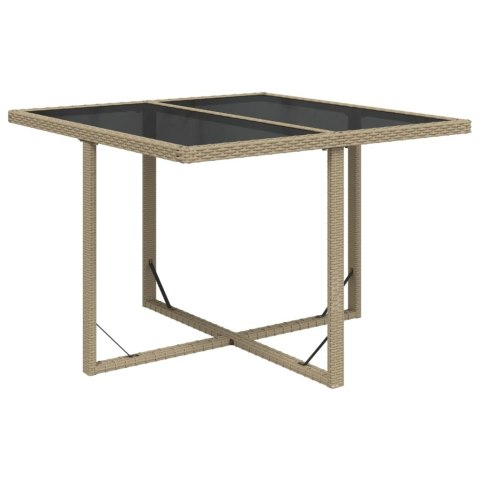 9-CZ. ZESTAW MEBLI OGRODOWYCH Z PODUSZKAMI POLIRATTAN BEŻOWY