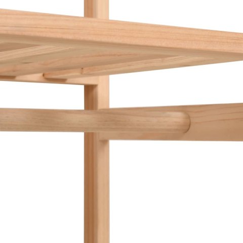 3-POZIOMOWA SZAFA NA UBRANIA 110X40X170CM