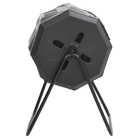 KOMPOSTOWNIK DO OGRODU CZARNY 73X64X95 160 L