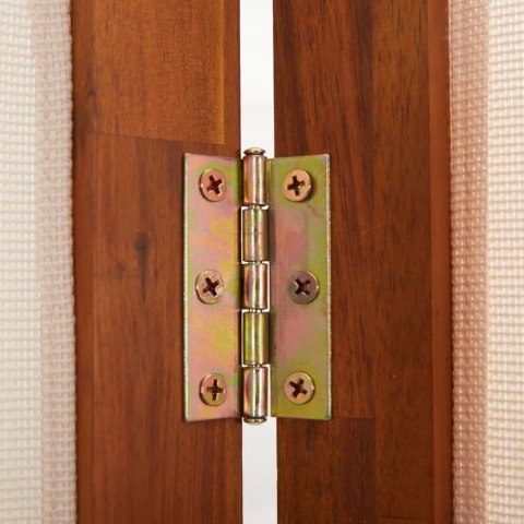 PARAWAN POKOJOWY 4-PANELOWY KREMOWY 280X180CM