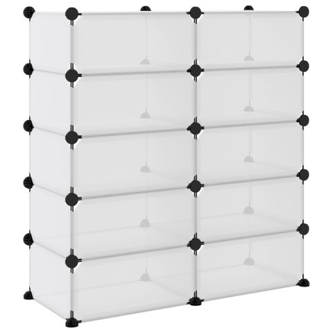 STOJAK NA BUTY PRZEZROCZYSTY 84X32X88,5