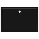 PROSTOKĄTNY BRODZIK PRYSZNICOWY ABS CZARNY 80X120CM