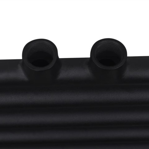 GRZEJNIK ŁAZIENKOWY PROSTY 600X1160 CZARNY